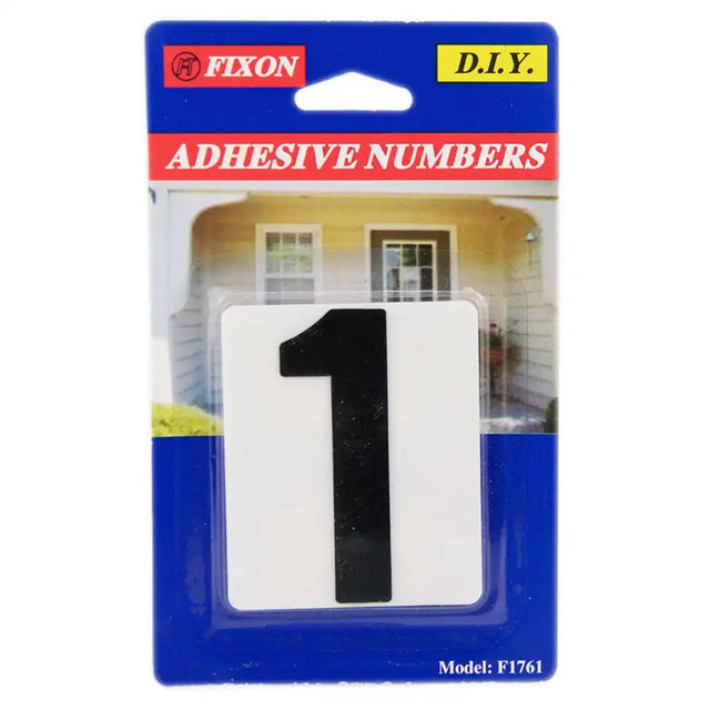 Packaged adhesive number '1' with Fixon branding on a white background