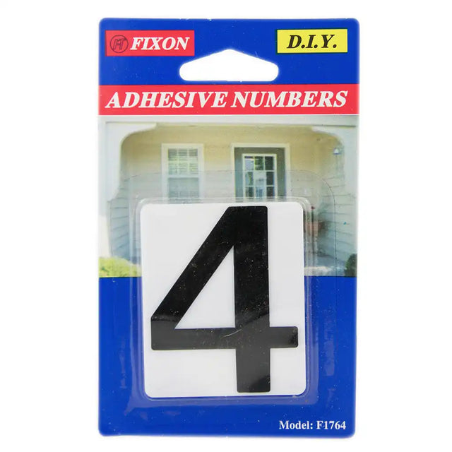 Packaged adhesive number '4' with Fixon branding on a white background