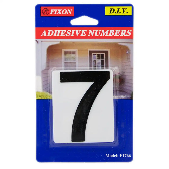 Packaged adhesive number '7' with Fixon branding on a white background