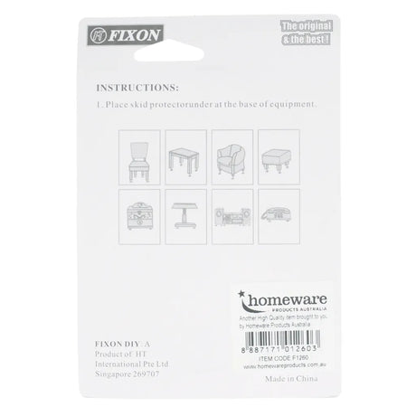 Fixon Rubber Round Protector Clear 55mm 4Pcs F1260