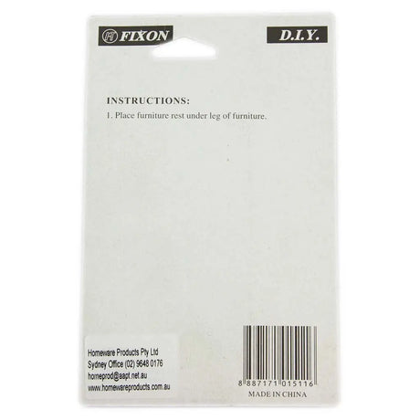 Fixin product packaging with instructions and branding on a white background
