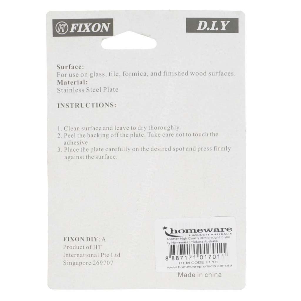 Fixon Stainless Steel Adhesive Number 1 Sign 8cm F1701