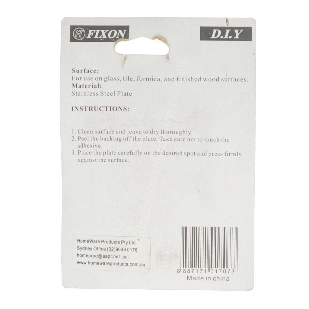 Fixon Stainless Steel Adhesive Number 7 Sign 8cm F1707