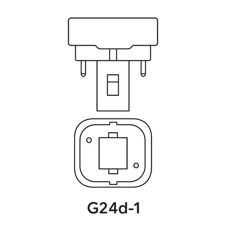 Technical drawing of a mechanical component labeled G24d-1 on a white background