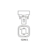 OSRAM DULUX D Lumilux Compact Fluorescent Light Bulb G24d-2 18W/840