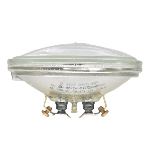 Vintage-style light bulb on a white background