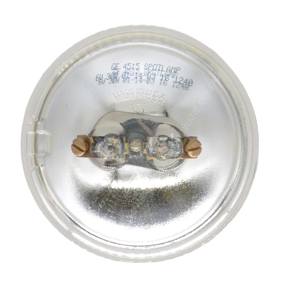 GE 4515 All Glass Sealed Beam Lamp PAR36 G53 6V 30W
