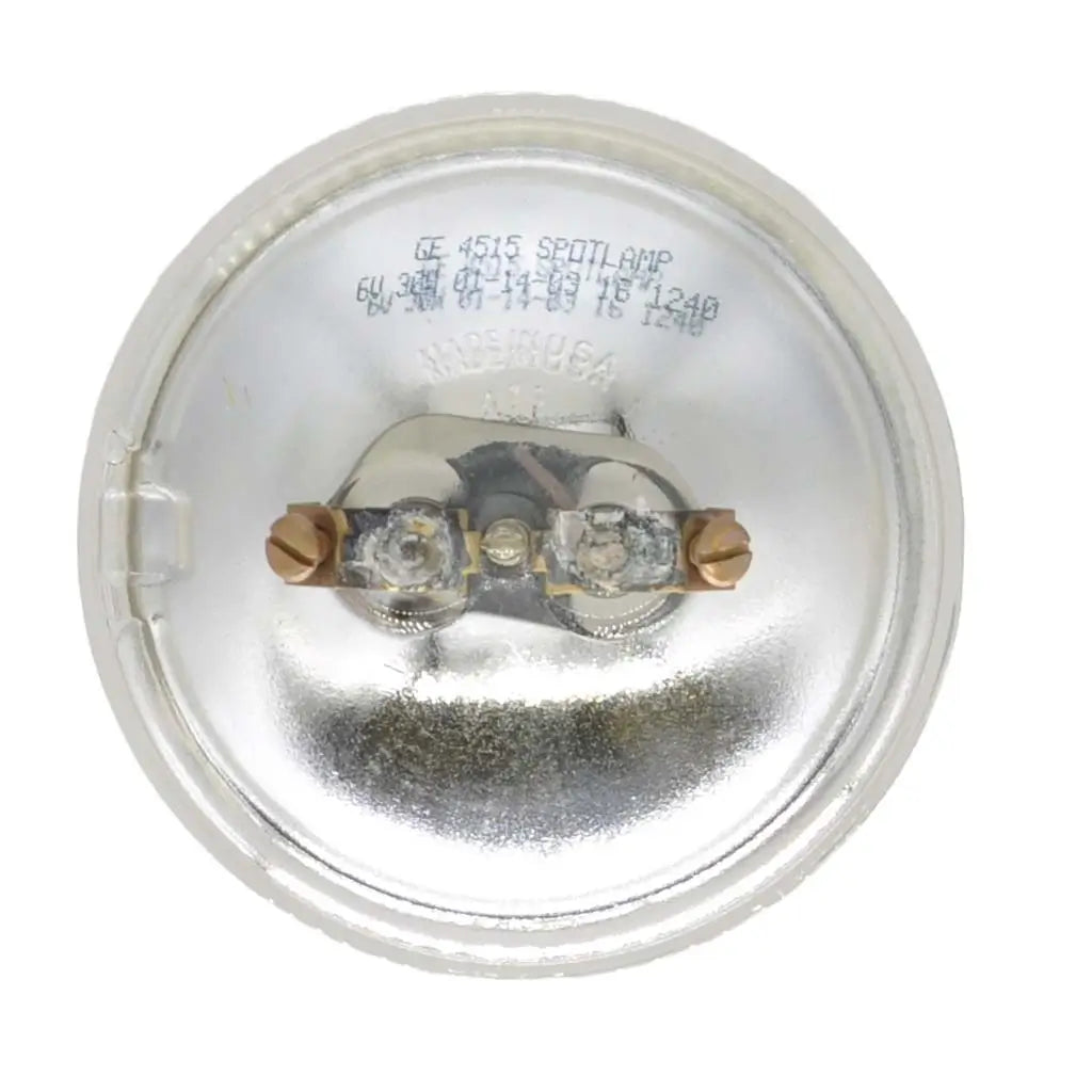 GE 4515 All Glass Sealed Beam Lamp PAR36 G53 6V 30W – Double Bay GE 4515 All Glass Sealed Beam Lamp PAR36 G53 6V 30W – Double Bay