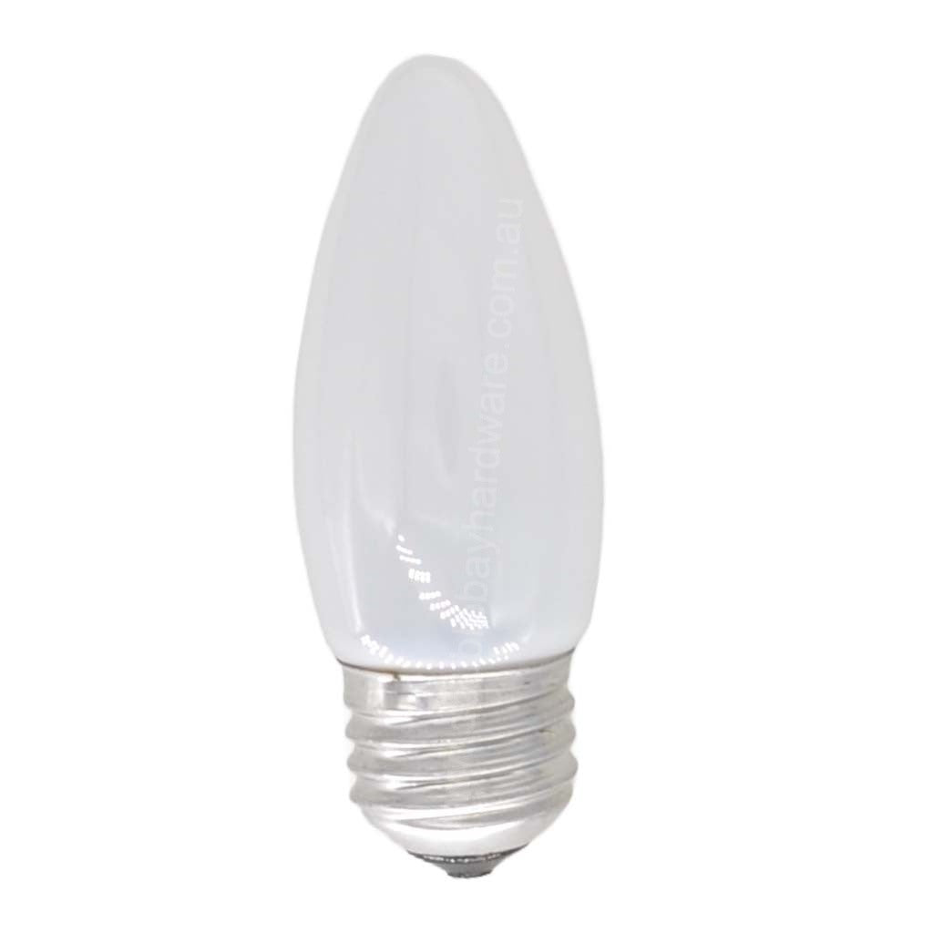 GE Candle Incandescent Light Bulb E27 240V 40W Pearl 2Pcs