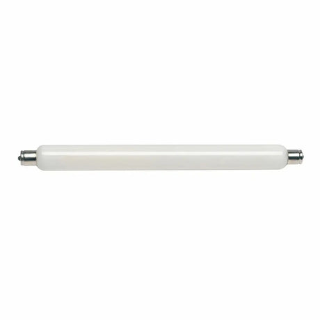 Long cylindrical object with metallic ends on a white background
