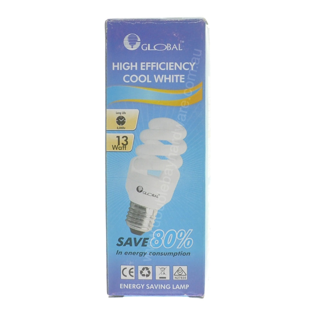 GLOBAL Energy Saving Light Bulb E27 13W C/W 513275