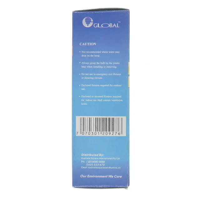 GLOBAL Energy Saving Light Bulb E27 240V 9W C/W