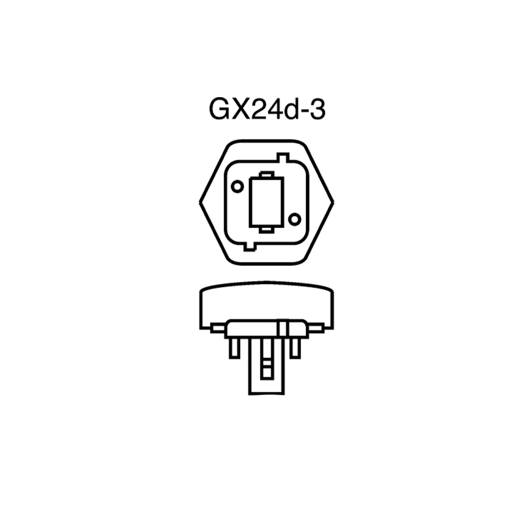 OSRAM Dulux T Plus Compact Fluorescent Light Bulb GX24d-3 26W/827
