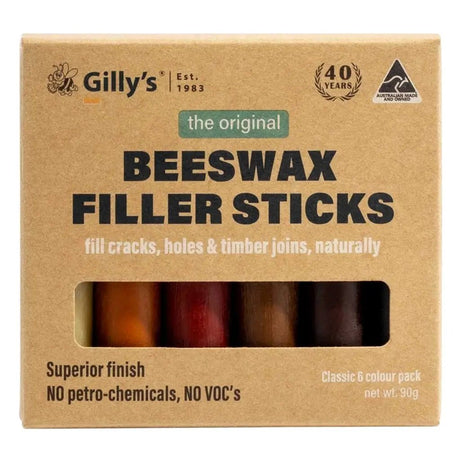 Box of Gilly's Beeswax Filler Sticks with visible product inside