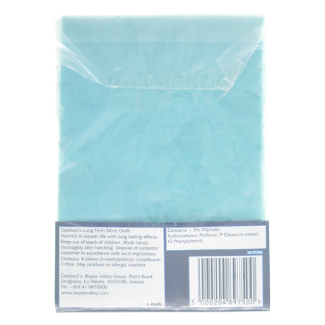 Goddards Silver Cloth ideal for cleaning or dusting lightly tarnished silver, silver plate and gold.