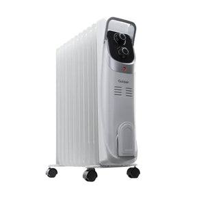 White Goldair electric radiator on a white background