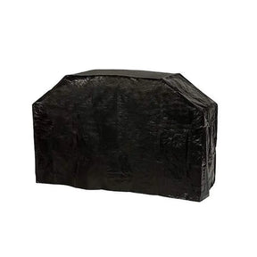 Black grill cover on a white background