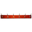 6-Hook Coat Hanger Solid Timber Board 60cm 
