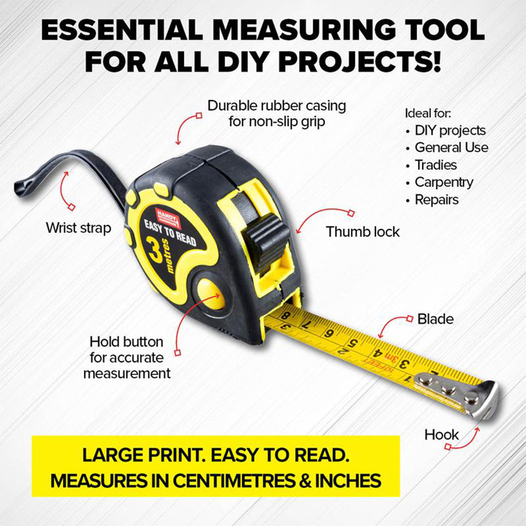 Handy Hardware Measuring Tape 3M 73771