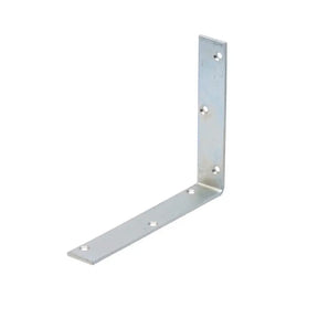 Metal corner bracket on a white background