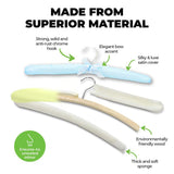 HOME MASTER Satin Padded Coat Hanger 5Pcs 237524