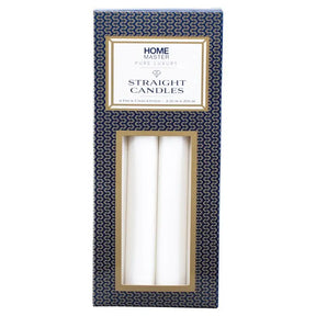 Pack of straight candles in a decorative box with 'Home Master' branding.