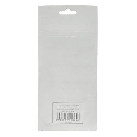 White product packaging with a barcode on a white background