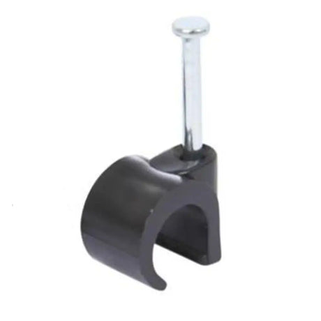 HPM 10mm Black Hook Type Cable Clips 100Pcs DQ108
