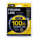 Handy Hardware Nylon Fishing Line 100m Semi Transparent 101290