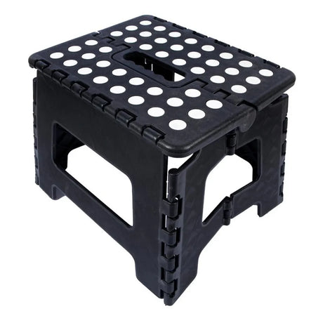 Handy Hardware Plastic Folding Step Stool Black 29x22x22cm 225064