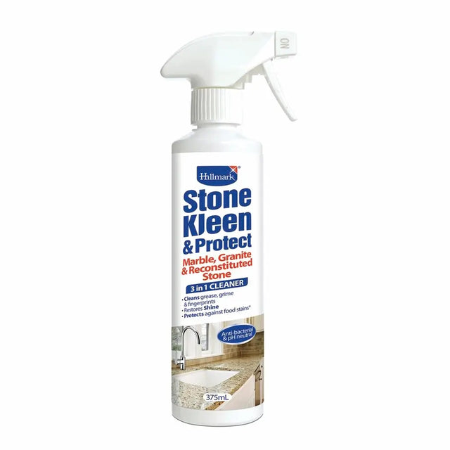 Hillmark Stone Kleen & Protect cleaner bottle on a white background