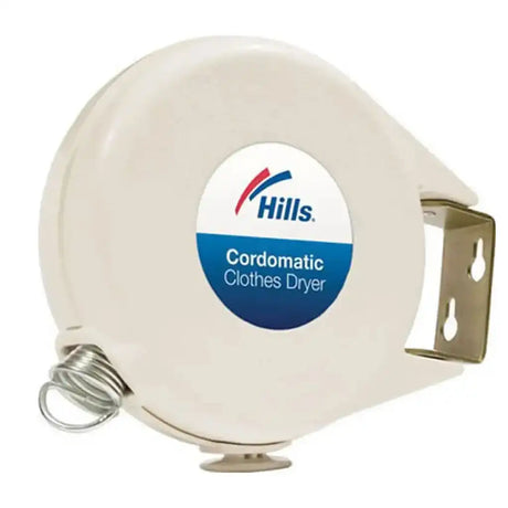 Cordomatic clothes dryer with Hills logo on a white background