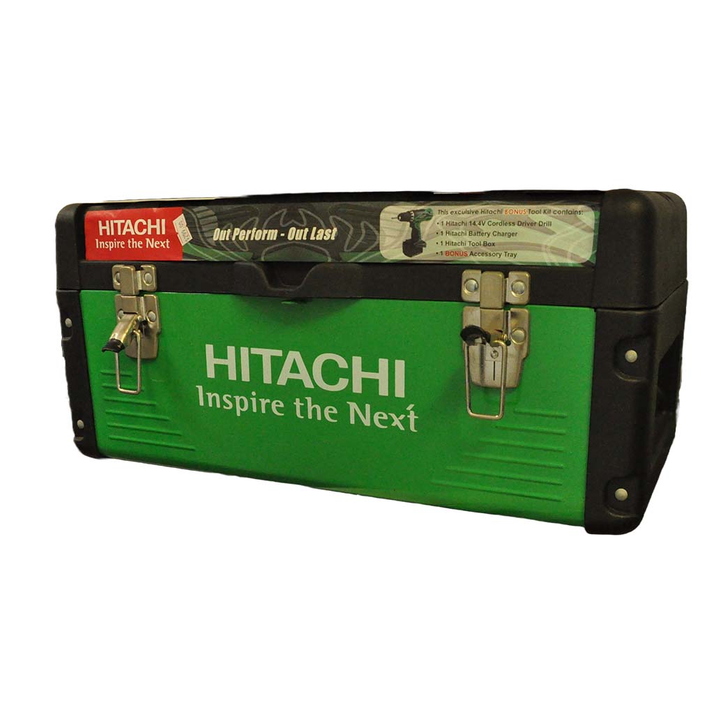 Hitachi 14.4V Cordless Driver Drill Set DS14DVF3