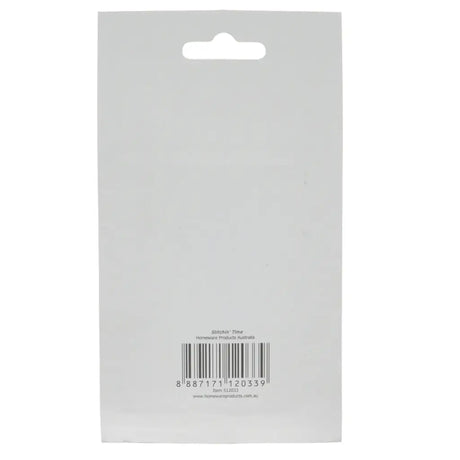 White product packaging with a barcode on a white background