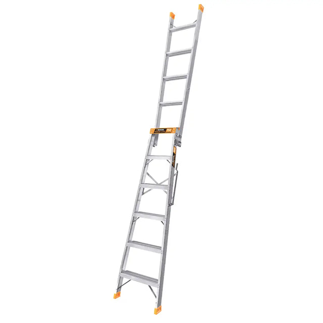 Hurricane Trade-Lite Double Purpose Aluminium Ladder 1.8-3.2M 150Kg HW0834