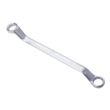 Silver wrench on a white background