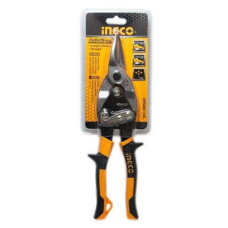 Aviation snip tool with INGCO packaging on a white background