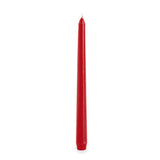 KERI Taper Dinner Candle 2x25cm Red Dripless 6Pcs
