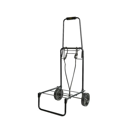 Black hand truck on a white background