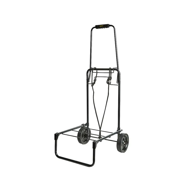 Black hand truck on a white background