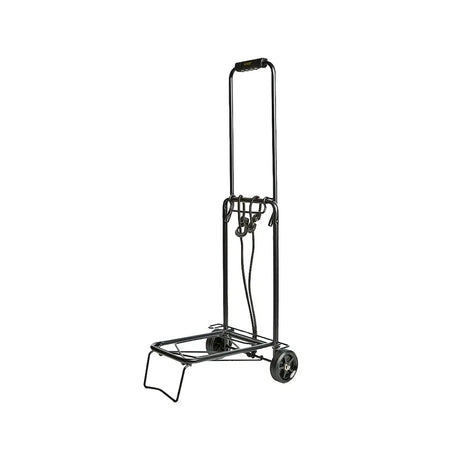 Black hand truck on a white background