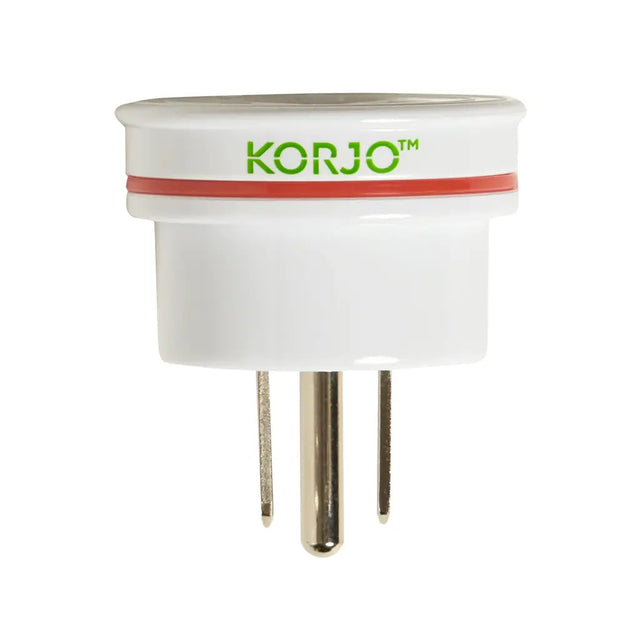 White adapter with 'KORJO' branding on a white background