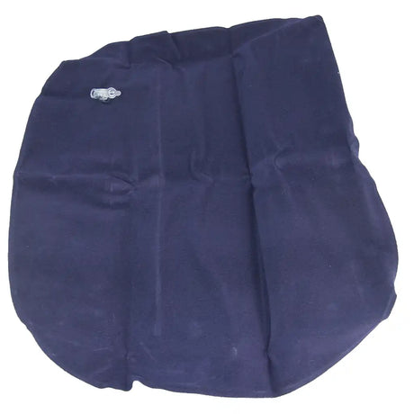 Navy blue saddle pad on a white background