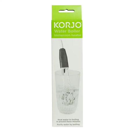 Korjo immersion heater packaging on a white background