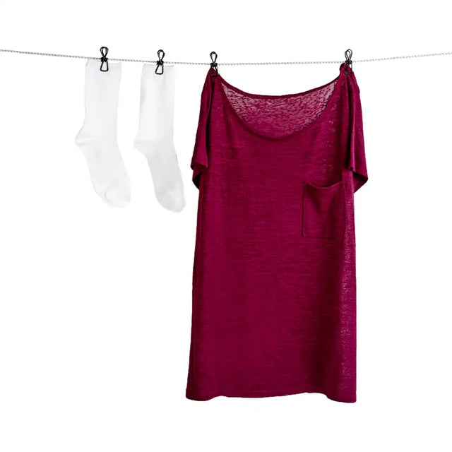 KORJO Travel or Household Use Clothes Line with pegs CLP27