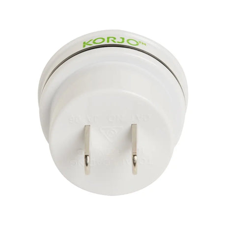 KORJO Non Earthed Travel Adaptor Use in Japan,USA,Canada,Mexico From AU