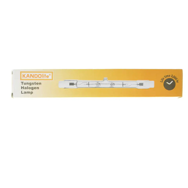 Kandolite tungsten halogen lamp packaging on a white background