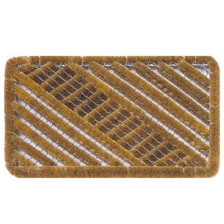 Rectangular scrubber pad with textured surface on a white background