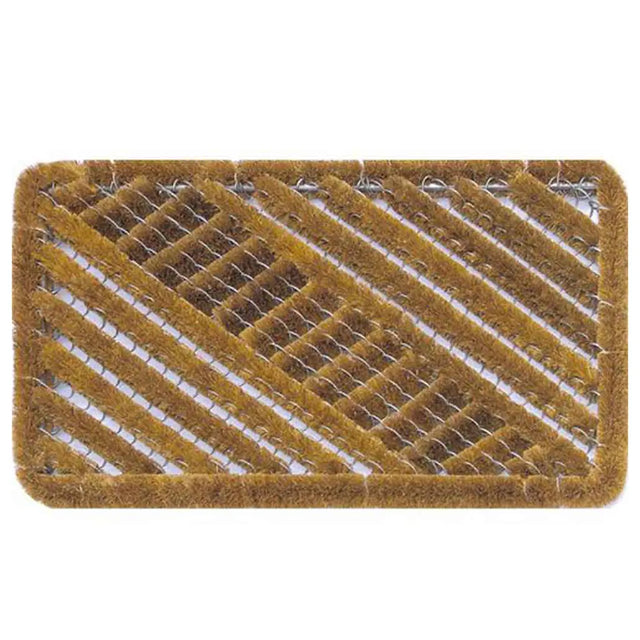 Rectangular scrubber pad with textured surface on a white background