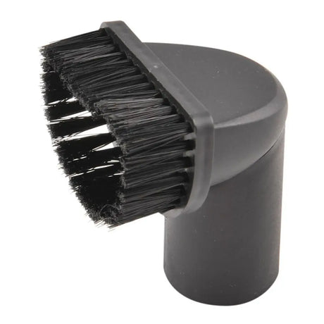 Black brush attachment on a white background